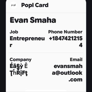 Popl Digital Business Card